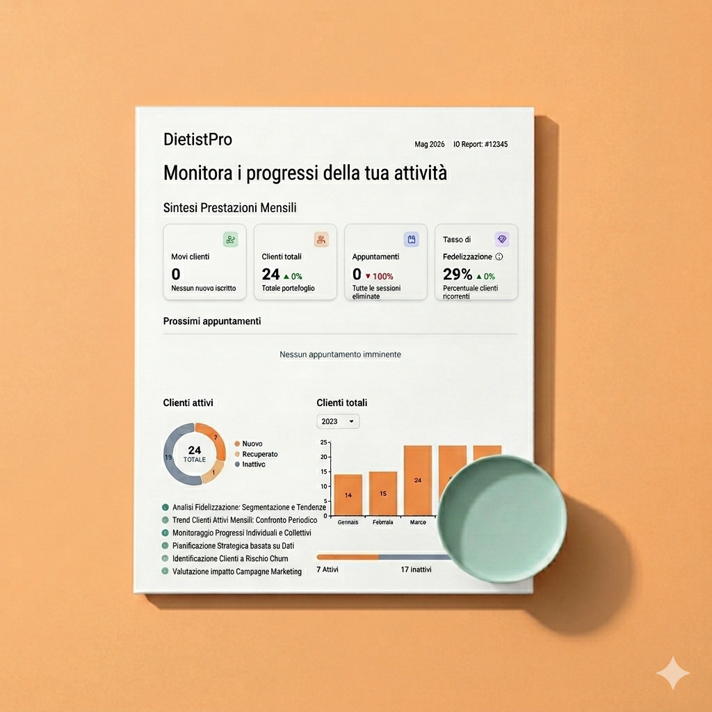 DietistPro Home Dashboard