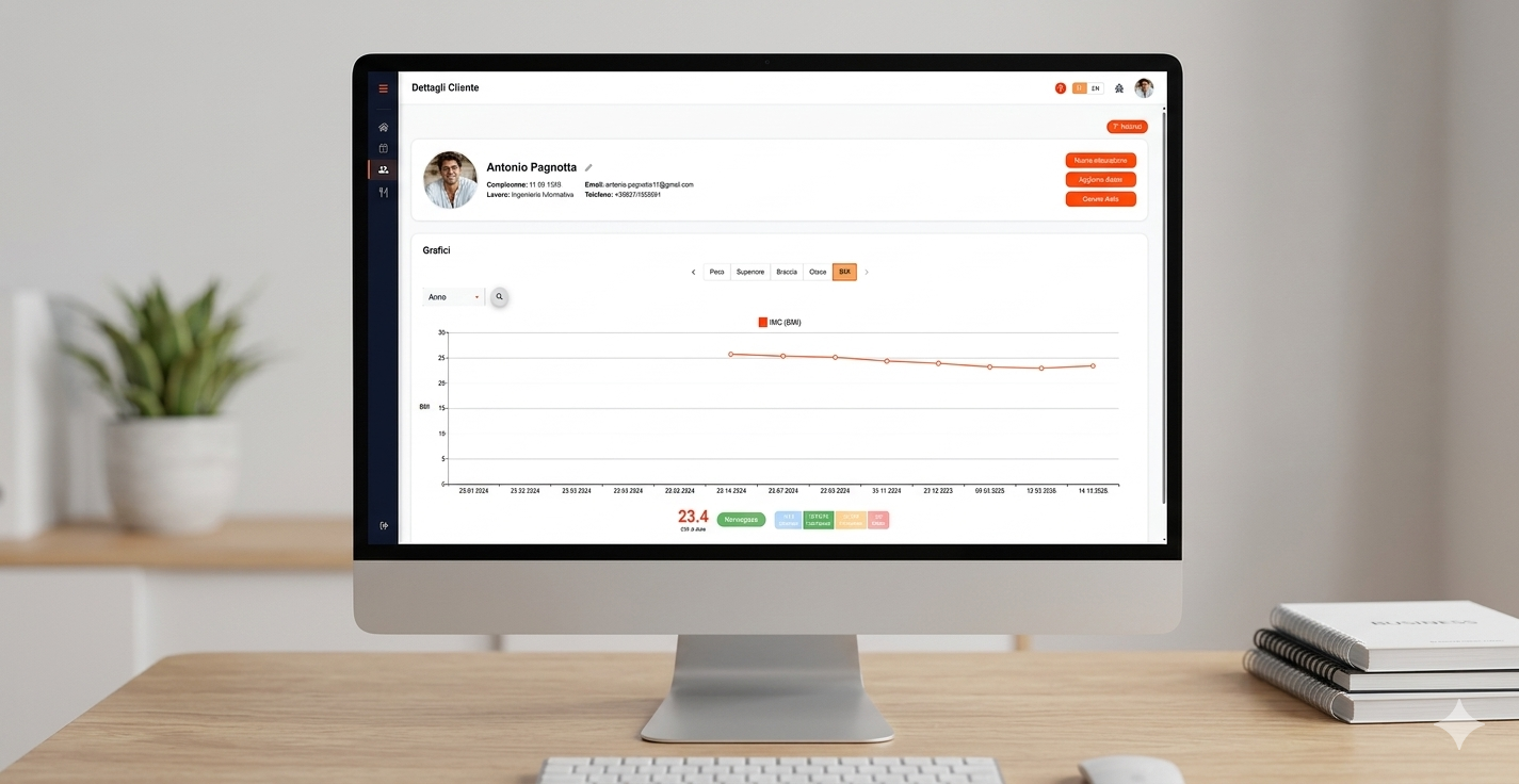 Health charts and progress tracking